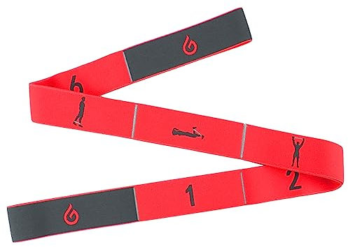 Zxfdsfdbnm Stretch-Gurt, Yoga-Gurt, 8 Schlaufen, Yoga, Stretch-Gurt, elastischer Stretchgurt für Übungen