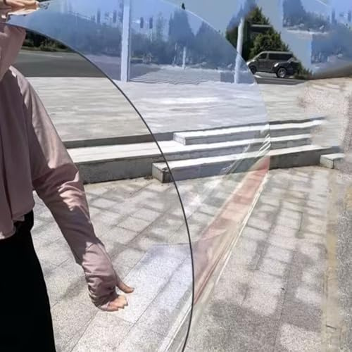 Planchas Transparentes de Policarbonato,1,2 mm Placa Duradera PC,Planchas Revestimiento de Repuesto para Invernadero,para Jardín,Marquesinas Exterior,Personalizable (1m x 2m)