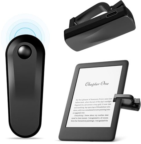 Remote Control Page Turner for Kindle Paperwhite Accessories,Page Turner Clicker Remote for Kindle,Wireless Page Turner for Kindle eReaders,Camera Remote Shutter,Compatible with iPad Android Tablets