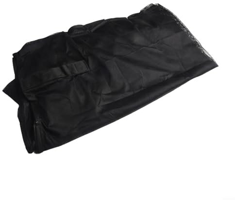 Hasaller Magnetisches Fliegengitter für Schiebetür, Wohnmobil, Sonnenschutz, großes Netz, Van, Heckklappenschutz, UV-Blocker für Outdoor, Camping, Selbstfahrer, Reisen, Angeln, schwarz (160 x 150 cm)