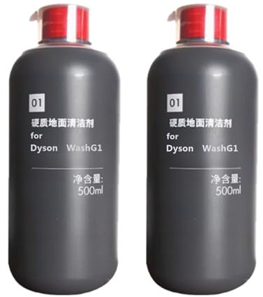 Detergente per lavasciuga pavimenti. Compatibile per Dyson WashG1 Detergente per la pulizia dei pavimenti, 500 ml (16,9 fl oz)(2 bottles)