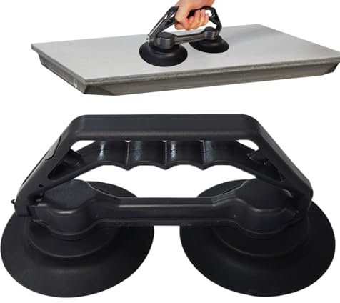 Genérico Ventosa Para Azulejos - Ventosas De Doble Garra Extractor De Placas | Herramienta Manual De Doble Garra Para Hombre Y Mujer Ventana Placa Fuerte