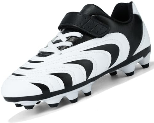 Unitysow Botas de Fútbol Niños con Tacos Zapatillas de Futsal 28-39 EU | Junior Zapatos de Fútbol,Antideslizantes Entrenamiento Deporte,Interior/Exterior,Césped/Firm Ground/Multisuperficie,Unisex