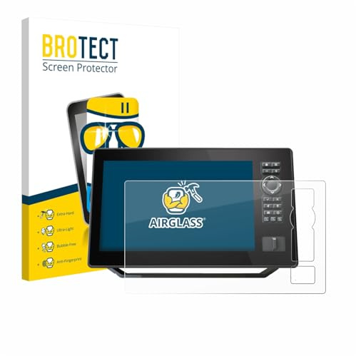 BROTECT Schutzglas für Humminbird Xplore 9 | Transparenter Displayschutz Made in Germany Schutzfolie Panzer Folie Glas 9H Anti-Fingerprint Einfache Montage Clear