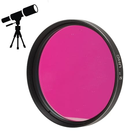 Cryfokt 2-tums UHC-Filter, Ultrahög Kontrastförstärkare för Detaljer i Nebulosan, Filter för Reducering Av Ljusföroreningar med Ram Av Aluminiumlegering, för Astronomisk Fotografering,