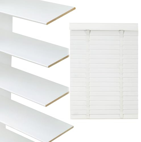 Cedario Wooden Blinds for Windows, Custom Made for Home Office Bathroom | Custom-made wooden venetian blinds with adjustable slats, corded or cordless control, privacy and easy-fit hardware.