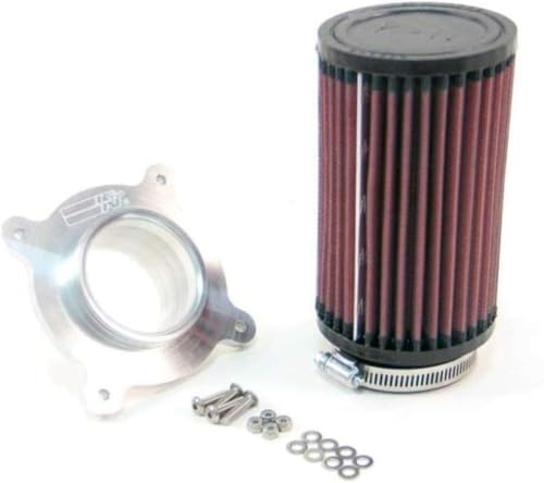 K&N YA-7006 Motorrad Luftfilter, Rot | kompatibel mit Yamaha YFM700R Raptor 2006-2016 (YA-7006)
