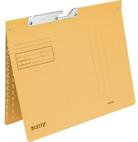 Leitz Pendelhefter Combi, kfm. Heftung, Manilakarton, gelb