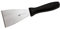 Paderno Spatola Triangolare professionale/Raschietto tagliapasta con manico, lama in acciaio inox, manico in polipropilene, 12 cm x 4 cm