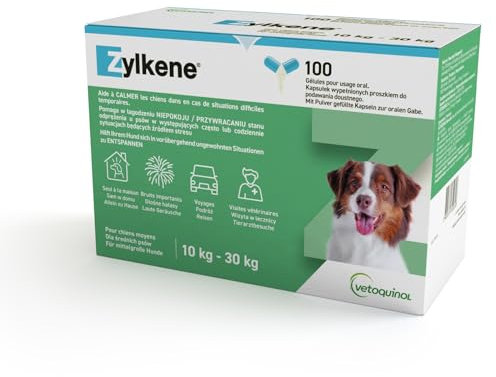 Vetoquinol - Zylkene 225mg 100 Kapseln für Hunde und Katzen, 1er Pack (1 x 0.15 kilograms)
