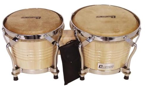 DIMAVERY BG-67 Bongo 6,5 + 7,5 natur | PRO Bongo-Set