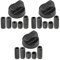 Spares2go Perillas de control para horno/cocinas Indesit (negro, cantidad del paquete: 3)