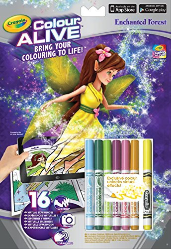Crayola Color Alive - Kit de Loisirs Créatifs - Forêt Enchantée