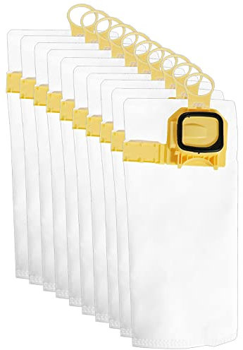 SPARES2GO Chiffon en microfibre Sacs compatible avec Vorwerk Kobold VK140 VK150 Aspirateurs (Paquet de 10)