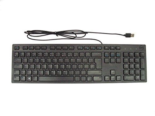 Dell KB216 USB QWERTY Schwarz - Tastaturen (Standard, Verkabelt, USB, QWERTY, Schwarz)