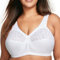 Glamorise Damen 1001 Full Coverage Bra, Weiß, 105I