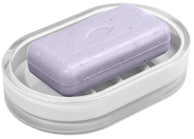 bremermann Bad-Serie Savona Seifenschale, Seifenhalter aus Kunststoff (Weiß)