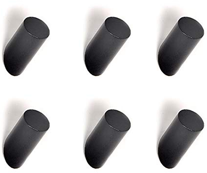 ANZOME Percha Pared Madera, perchero de pared Carga máxima 10 kg, 6 Piezas Gancho Madera De, Wall Hooks Perchero de madera Gancho Pared Madera para Colgar Abrigos, Gorros, Ropa Y En El Dormitorio