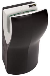 Mediclinics Dualflow Plus Automatischer Händetrockner mit HACCP Zertifikat, Farbe:Schwarz