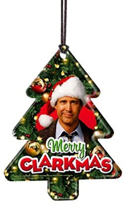 Trend Setters - Baumförmiger Acryldruck 'Merry Clarkmas' – Clark Griswold – 7,6 x 9,8 cm – Hängender Weihnachts-Hängeschmuck aus Acryl – perfekt zum Verschenken und Sammeln