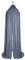 Baby's Only - Betthimmel - Vintage Blue - 55x55x200 cm