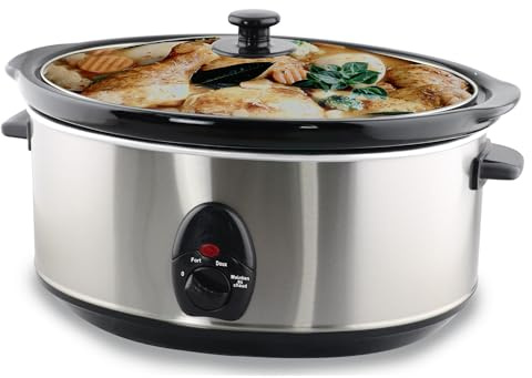 Techwood TMJ-6507 Mijoteuse Inox 6,5 L
