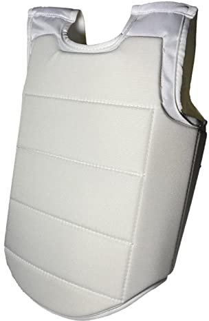 Perfeclan Karate Brustschutz Rippenschild Chasuble Verstellbarer Körperschutz für Jugendliche Erwachsene Kinder Training Sport MMA Boxen, XS