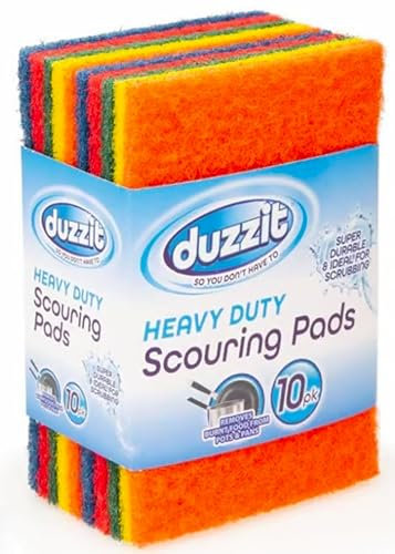 Duzzit Heavy Duty Scouring Pads Asstd. 10 Pack