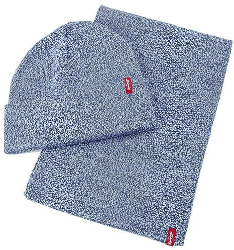 Levi's Herren & Unisex Headgear Set, Navy Blue