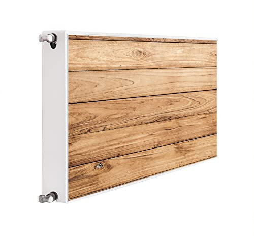 DarHaus Magnet Heizkörperverkleidung Heizkörperabdeckung Heizung Schutz, 120x60 Motiv Holz