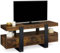 IDMarket - TV-Bank, 116 cm, Phoenix mit Schubladen, Holz, Antik-Optik, Schwarz