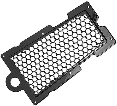 Riloer 1x Radiator Grille Guard Cover Compatible with Ha-rley Softail Fat Boy Street Bob FXLR 2018-2022, Motorcycle Radiator Oil Cooler Grille Guard Cover, Black
