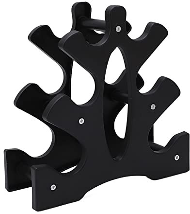 Hantelständer, Hantelständerhalter, 3-stufiger Hantelständer, Für Büro, Heim-Fitnessstudio, 20 Kg Lager, Einfache Montage