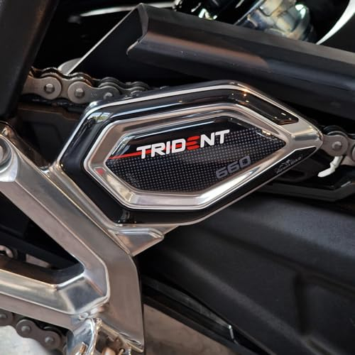 Resin Bike Aufkleber Motorrad Kompatibel Mit Triumph Trident 660 2021-2025. Schutz Motorrad Rand vor Stößen und Kratzern. Klebstoff Harz Aufkleber Set - Stickers Made in Italy