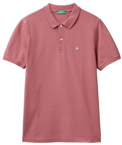United Colors of Benetton Men's Polo Shirt M/M 3wg9u301z, Purple, L