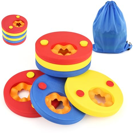 Makone Swimming Arm Floats, Arm Bands 6pcs With Storage Bag For Kids Aged 3-6 Swim Learning