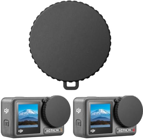 Silicone Lens Cap Cover for DJI ACTION 3 & 4 Replacement Soft Rubber Lense Protector Shield Guard Sports Camera