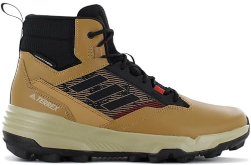 adidas TERREX Unity Leather Mid RAIN.RDY - Herren Wanderschuhe Braun GZ3970 - Grösse: EU 42 2/3 UK 8.5