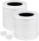 iAmoy 2-Pack Core Mini Replacement Filter Compatible with LEVOIT Core Mini Air Purifier,3-in-1 True HEPA Replacement Filter,Compared Part # Core Mini-RF, White
