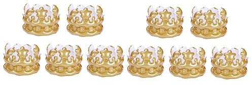 SOIMISS 10stücke Aufblasbare Krone Ballon Goldene Junge Mädchen Krone Durchmesser Nach Dem Aufblasen Perfektes Partyzubehör Und Dekoration Für Geburtstagsfeiern Und Kostümpartys