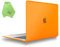 UESWILL Compatible with MacBook Air 13 inch M1 Case A2337 A2179 A1932 Release 2021 2020 2019 2018 with Retina Display Touch ID, Matte Hard Shell Case Cover, Orange