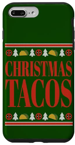 iPhone 7 Plus/8 Plus Marvel Deadpool Wade Wilson Christmas Tacos Holiday Case