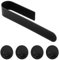 HuaJiao Towel Holder with 4 Pack Self Adhesive Hooks, Stainless Steel Towel Rack for Bathroom Kitchen