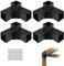 Pergola Brackets, 4 Pack 3-Way Right Angle Corner Brackets, 4''x4'' Wooden Beams Outdoor Pergola Kit with Shade Hanging Holes for Gazebos, Patios and Pergolas