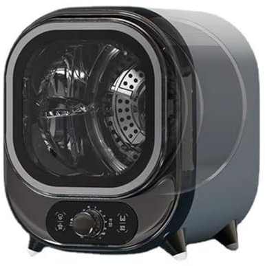 ELIKBH Mini Sèche Linge, Mini-Sèche-Linge, 5 Modes de séchage, Charge de 0,8 kg, Essoreuse, Sèche-Linge Ventilé pour Les Petits Articles de Linge(Blue)