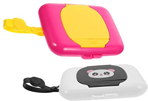 ibasenice 2 Pièces Distributeur De Lingettes Pour Boîte Compacte Contenant Pour Mouchoirs Humides Organise Lingettes