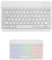 Nuqin Bluetooth Keyboard for iPad,Bluetooth Keyboard for Tablet,Rechargeable Wireless Key Panel for iPad with 7-Color Backlit,Compatible with IPad 9Th/8Th Gen/Pro/Air/Mini and Above