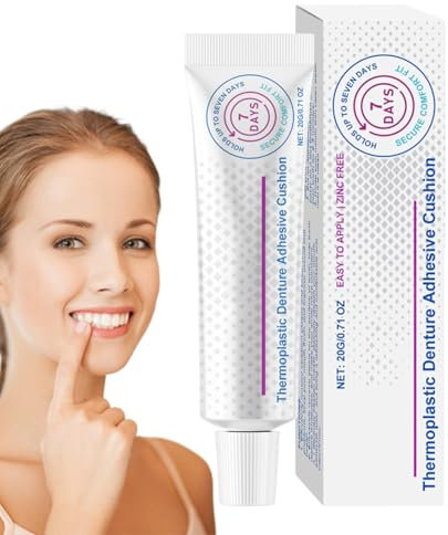 Cream Adesiva per Dentiere | Sigillante Sicuro per Dentiere,Accessori Invisibili e Delicati Per Denti Fissi Di Adulti e Famiglie