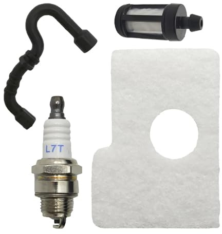 UYTGFO Repuestos for motosierra Stihl MS170, MS180, 017, 018, MS 170 y 180. Filtro de aire y combustible, manguera, tubo y kits de bujías.