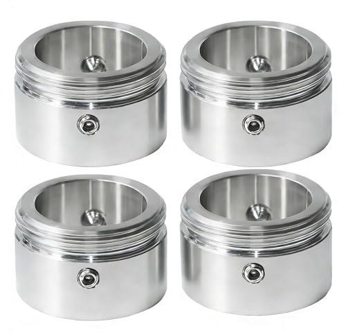 4 Stück FüR Danfoss Adapter, Adapter FüR Danfoss Ra, Rav, Ravl-Ventil, Innendurchmesser 22mm, M30x1.5 Gewinde, Mit Innensechskantschrauben & Sechskantschlüssel (Stil 2)